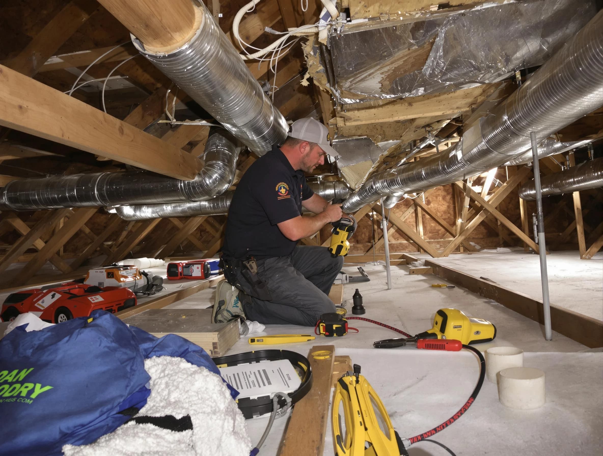Professional air duct repair by Kaysville Air Duct Cleaning in Kaysville