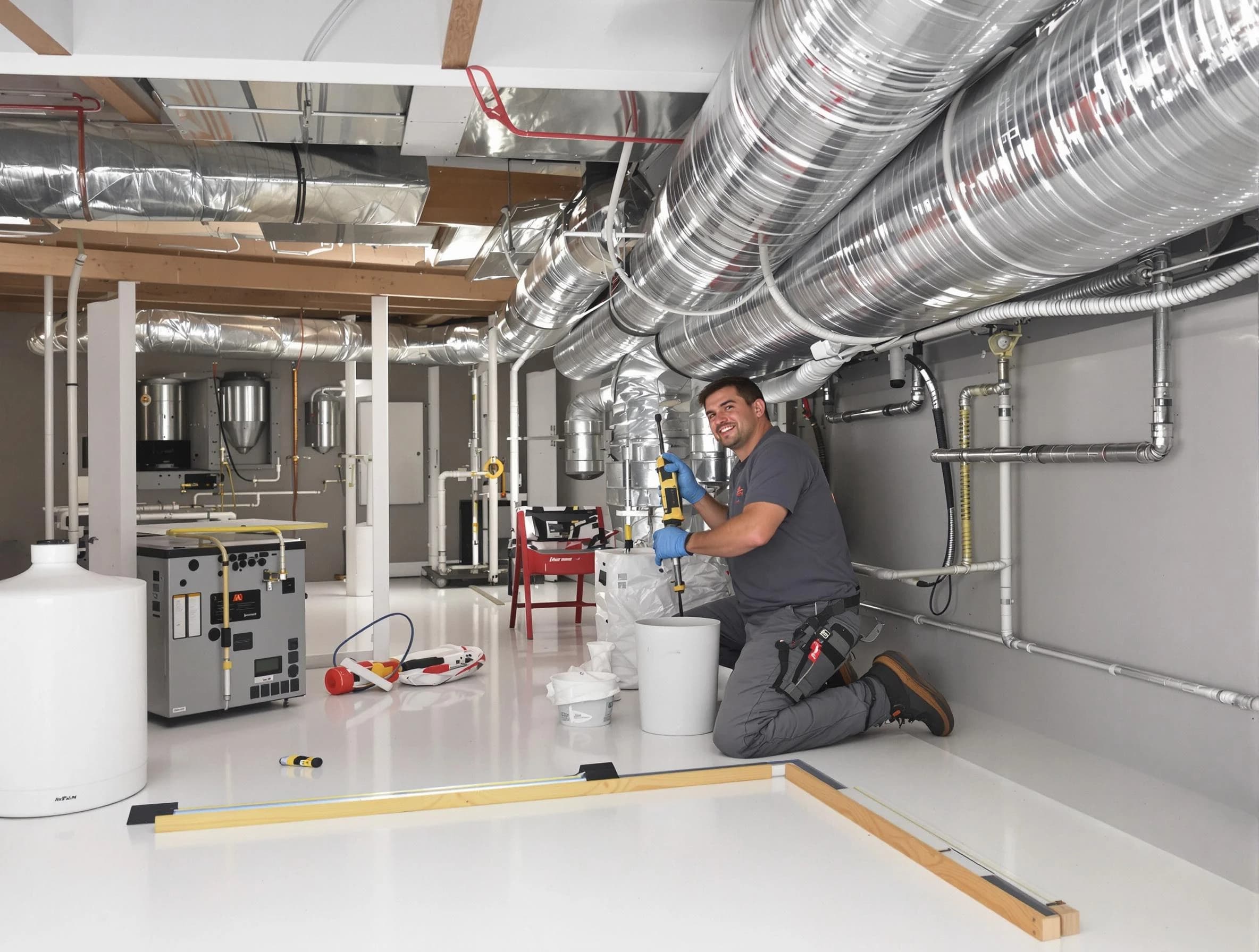 Professional duct sealing service by Kaysville Air Duct Cleaning in Kaysville