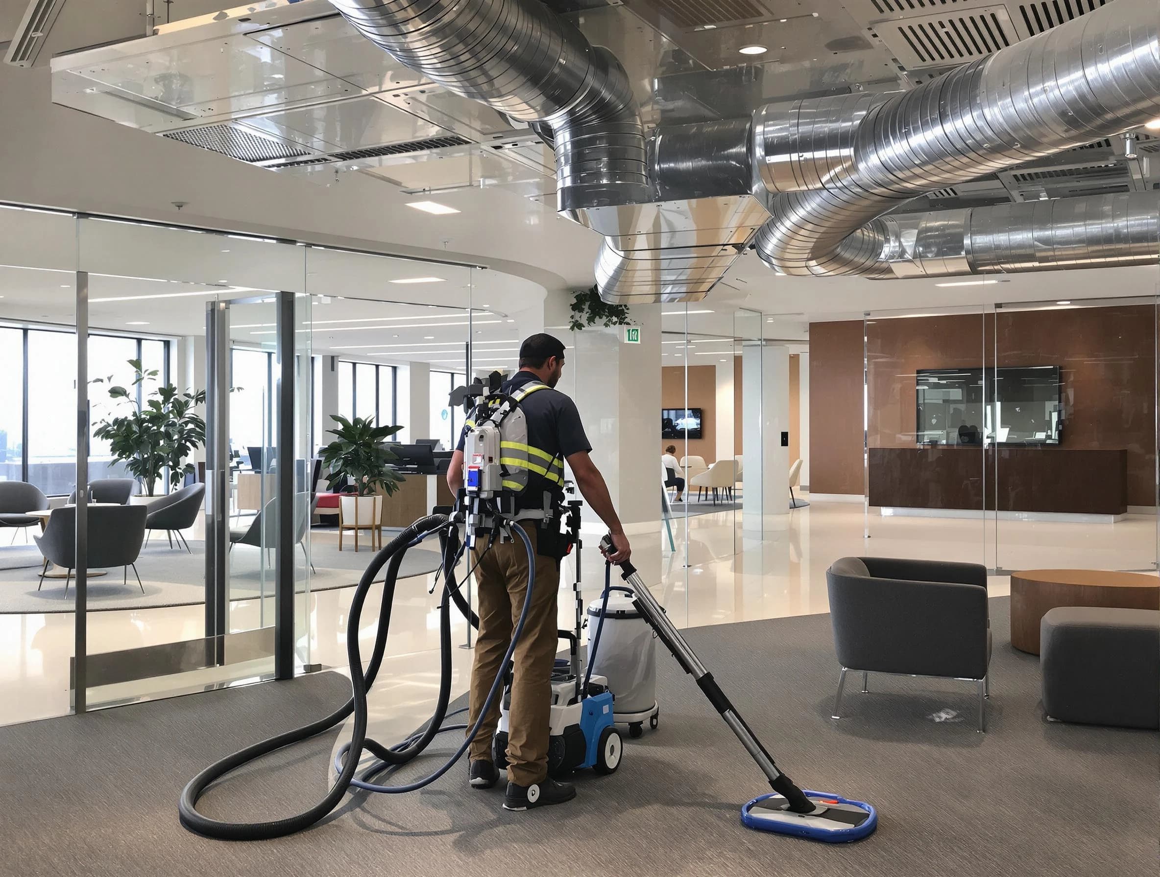 Commercial duct cleaning service by Kaysville Air Duct Cleaning in Kaysville