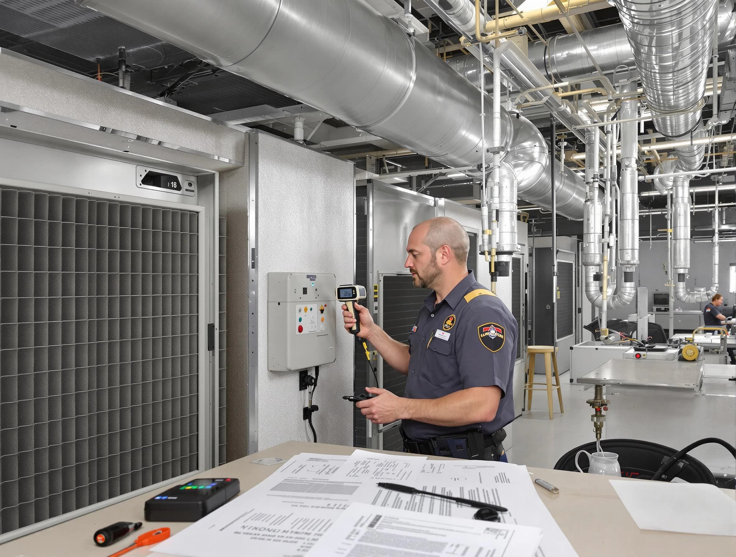 Professional filter system inspection by Kaysville Air Duct Cleaning in Kaysville