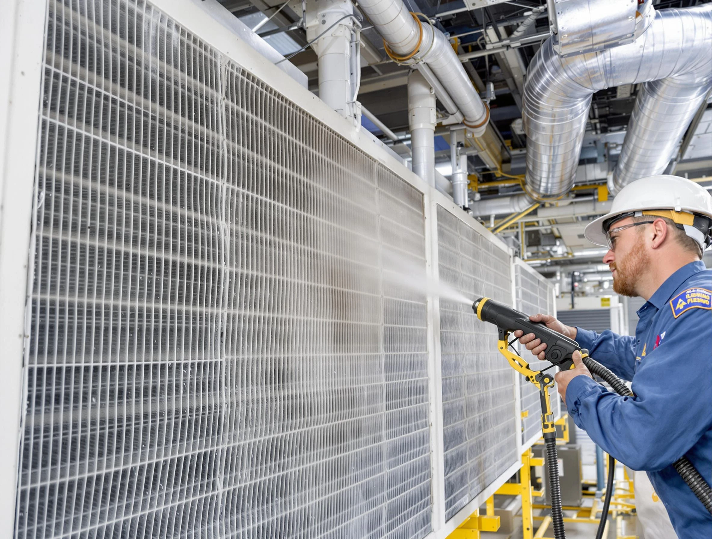 Professional commercial coil cleaning by Kaysville Air Duct Cleaning in Kaysville