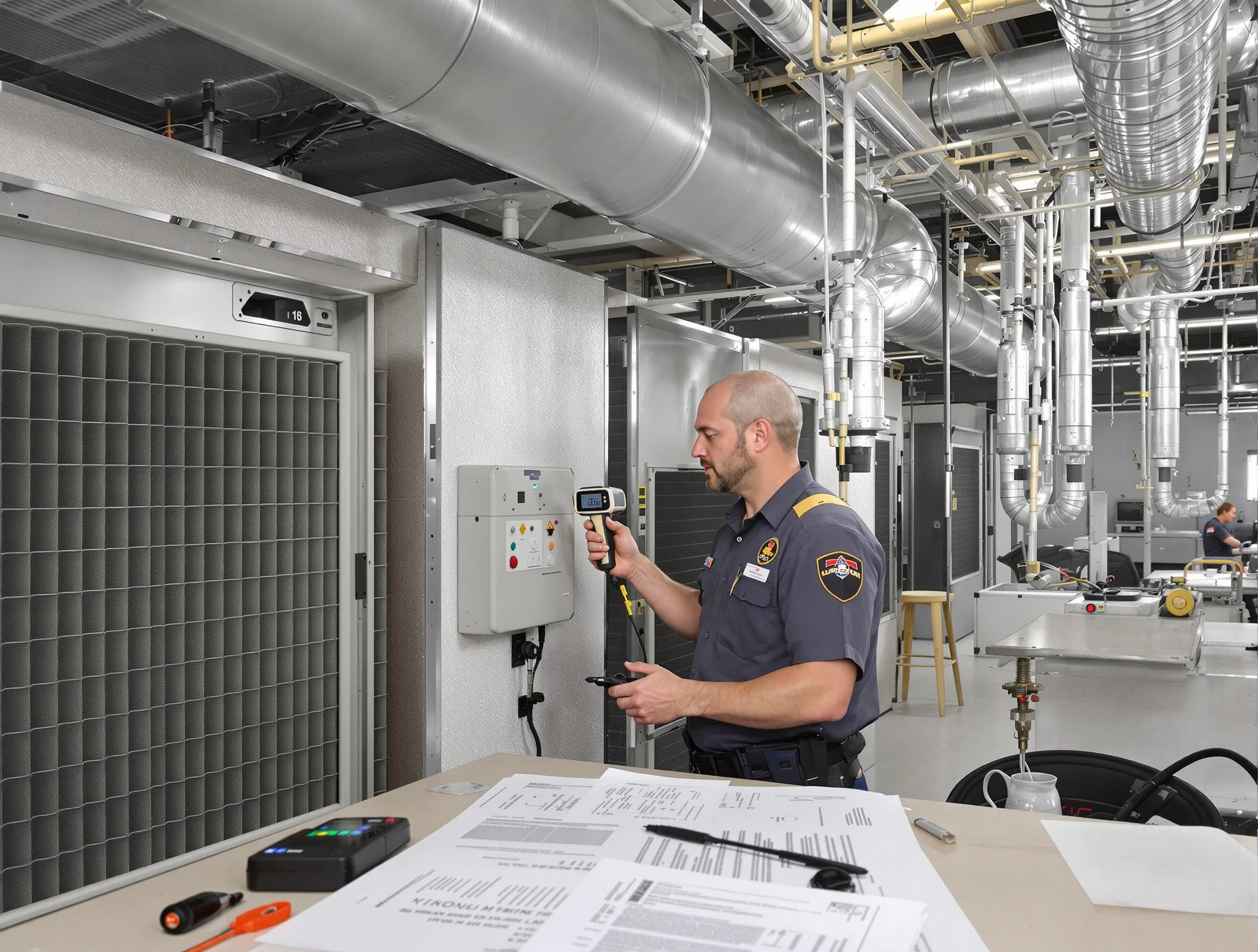 Professional filter system inspection by Kaysville Air Duct Cleaning in Kaysville